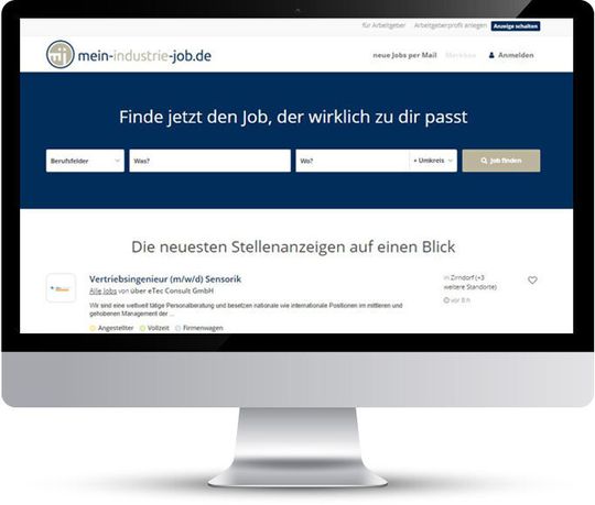 Mit großer Reichweite gezielt den passenden Mitarbeiter finden mit mein-industrie-job.de. Mit großer Reichweite gezielt den passenden Mitarbeiter finden mit mein-industrie-job.de.