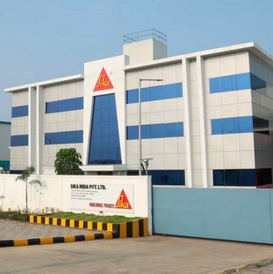 Sika's new technology center and plant in Pune, India. Sika's new technology center and plant in Pune, India.