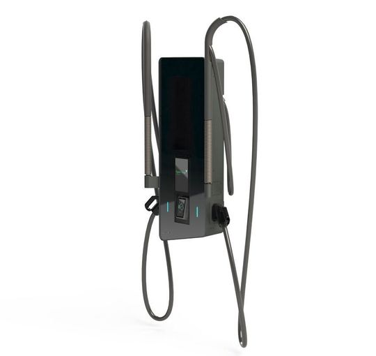 HYC50 mit SiC-Power-Modulen: Ein Fahrzeug mit 50 kW oder zwei Fahrzeuge gleichzeitig mit je 25 kW laden. HYC50 mit SiC-Power-Modulen: Ein Fahrzeug mit 50 kW oder zwei Fahrzeuge gleichzeitig mit je 25 kW laden.