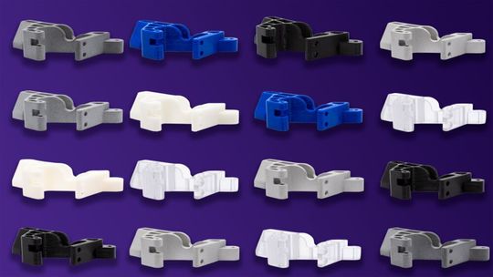 Über das 3D-Druck-Netzwerk stehen rund 100 Materialien zur Verfügung.