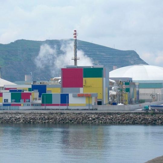 View of Weylchem's Bilbao site from the sea.