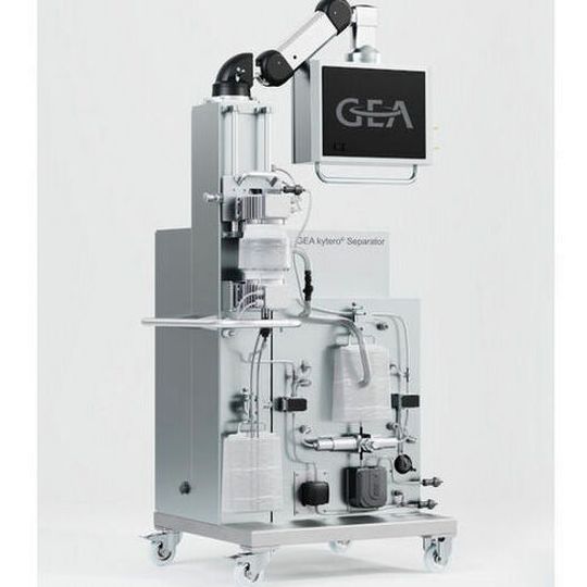 GEA presents the kytero Single Use Pharma Separator, a world first for single-use biopharmaceutical processing. GEA presents the kytero Single Use Pharma Separator, a world first for single-use biopharmaceutical processing.