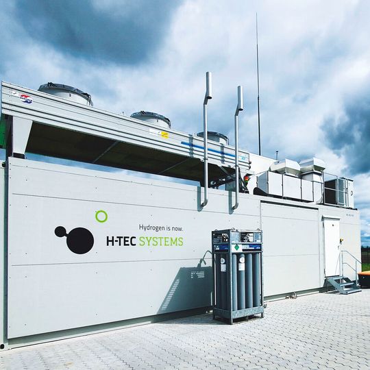 Elektrolyseur in Haurup bei Flensburg. Elektrolyseur in Haurup bei Flensburg.