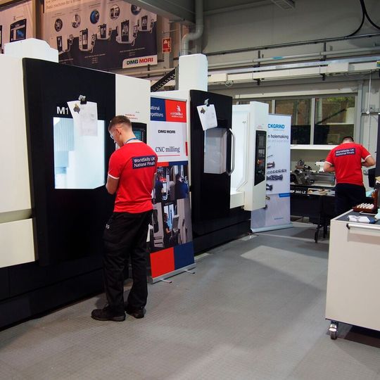 DMG Mori provides the venue and machines for the National Finals of the World Skills UK CNC Milling competition. DMG Mori provides the venue and machines for the National Finals of the World Skills UK CNC Milling competition.