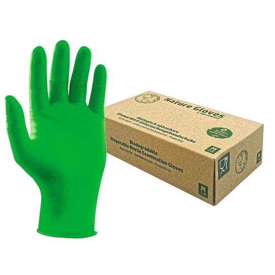 Bioabbaubare Nitrilhandschuhe von Ampri Bioabbaubare Nitrilhandschuhe von Ampri