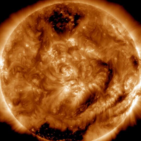 Scientists discovered traces of a massive solar storm that hit Earth during one of the sun's passive phases about 9200 years ago. Scientists discovered traces of a massive solar storm that hit Earth during one of the sun's passive phases about 9200 years ago.
