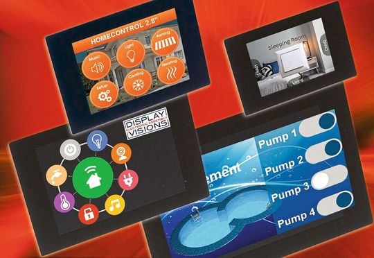 Entwickelt für industrielle Applikationen eignen sich die Uni-TFTs auch für den Einbau in Analysesysteme oder zum Einsatz in der Hausautomation sowie Wellness- und Küchengeräten.