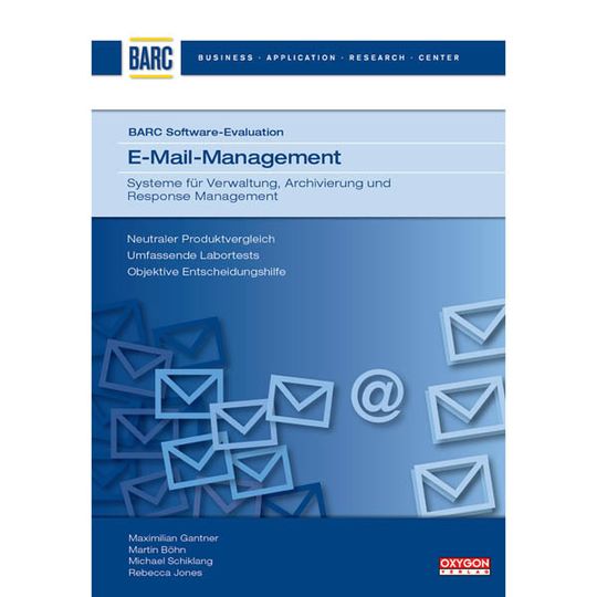 Unternehmen sollten ihre elektronische Post wie Papierdokumente verwalten. Die Studie „E-Mail-Management” des Business Application Research Center (Barc) in Würzburg stellt Ansätze vor und vergleicht die Produkte verschiedener Hersteller. Unternehmen sollten ihre elektronische Post wie Papierdokumente verwalten. Die Studie „E-Mail-Management” des Business Application Research Center (Barc) in Würzburg stellt Ansätze vor und vergleicht die Produkte verschiedener Hersteller.