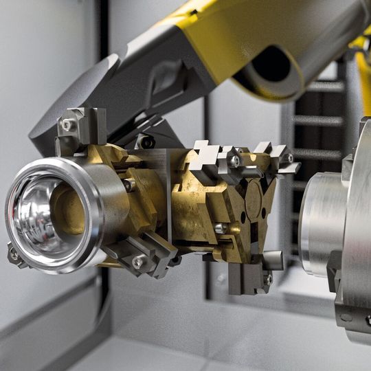 Be- und Entladesituation Studer Roboload. Be- und Entladesituation Studer Roboload.