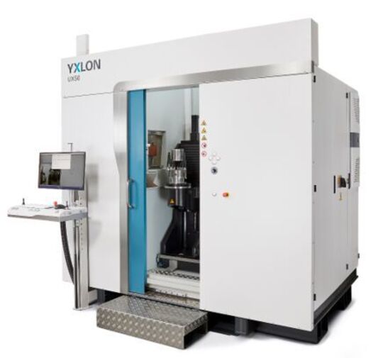 Système CT YXLON UX50 pour pièces volumineuses et denses.