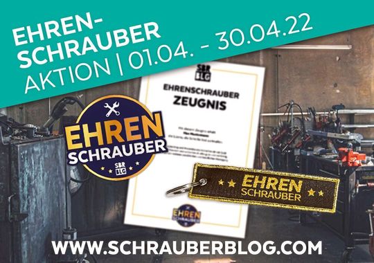 Der Schrauberblog verleiht auch in diesem Frühjahr wieder „Ehrenschrauber“-Zeugnisse. Der Schrauberblog verleiht auch in diesem Frühjahr wieder „Ehrenschrauber“-Zeugnisse.