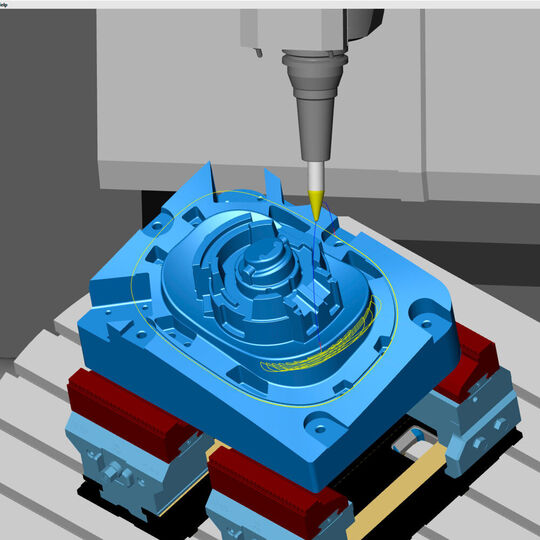 Virtual machining maps all process steps for CNC machining