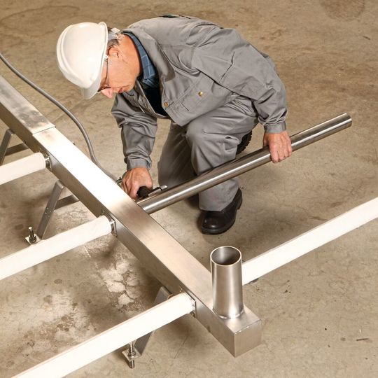 Das Tex-Flex-Belüftungssystem auf der Produktionsanlage von ExxonMobil, Norwegen Das Tex-Flex-Belüftungssystem auf der Produktionsanlage von ExxonMobil, Norwegen