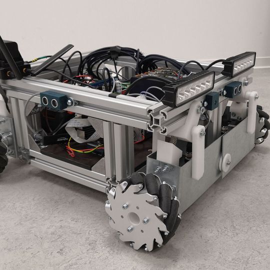 Der erste Prototyp des Erkundungsroboters Eye-Car. Der erste Prototyp des Erkundungsroboters Eye-Car.