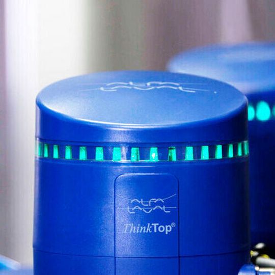 The new Alfa Laval Think Top pulse seat clean brings unheard-of savings in CIP liquid to process plant owners and operators compared to conventional PLC timer-controlled seat cleaning. The new Alfa Laval Think Top pulse seat clean brings unheard-of savings in CIP liquid to process plant owners and operators compared to conventional PLC timer-controlled seat cleaning.