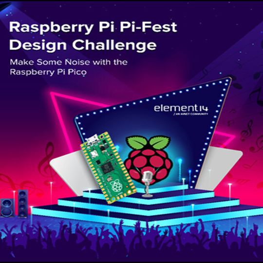 Raspberry Pi Pi-Fest Design Challenge: make some noise with the Raspberry Pi Pico. Raspberry Pi Pi-Fest Design Challenge: make some noise with the Raspberry Pi Pico.
