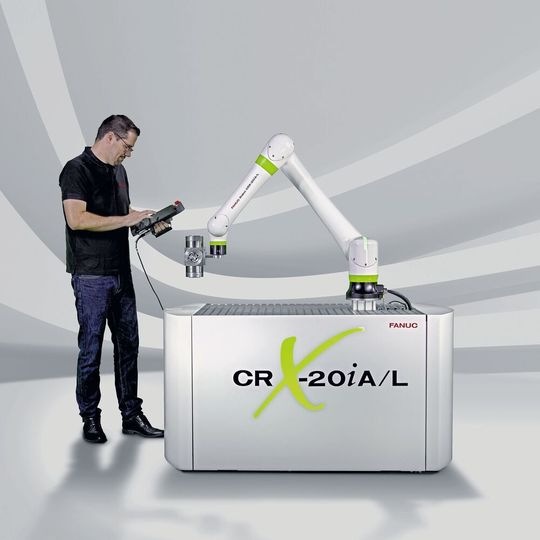 Eines der neuen Modelle: Der CRX-20iA/L. Eines der neuen Modelle: Der CRX-20iA/L.
