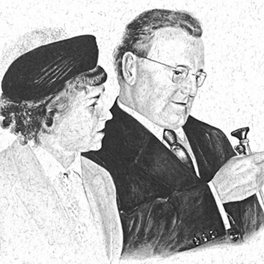 Das Gründer-Ehepaar Richard und Annemarie Wolf Das Gründer-Ehepaar Richard und Annemarie Wolf