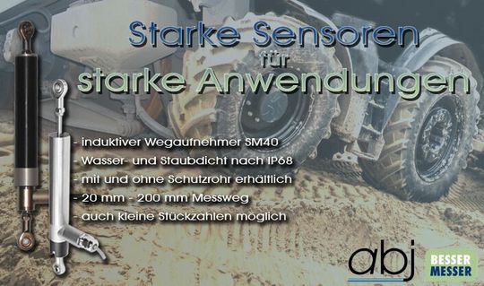 Die vergossene Bauweise bei der Serie SM40 sorgt für die IP68-Zertifizierung und hohe Schock- bzw. Vibrationsfestigkeit.