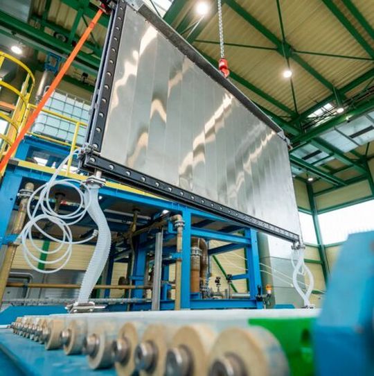 Electrolysis assembly by thyssenkrupp nucera. Electrolysis assembly by thyssenkrupp nucera.