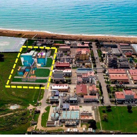 Site scheduled for expansion (yellow boxed area). Site scheduled for expansion (yellow boxed area).