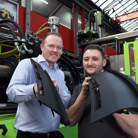 New management team of Barkley Plastics: Matt Harwood (left) with operations director Steve Smith. New management team of Barkley Plastics: Matt Harwood (left) with operations director Steve Smith.