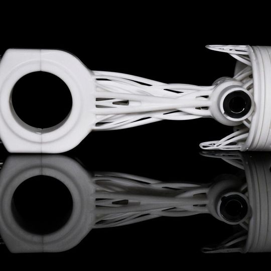 The Chaos Ultracar ceramic piston and rod will be on display at Rapid + TCT/is the first of its kind and uses ceramic AM. The Chaos Ultracar ceramic piston and rod will be on display at Rapid + TCT/is the first of its kind and uses ceramic AM.
