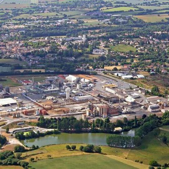 Solvay's Melle site in France. Solvay's Melle site in France.