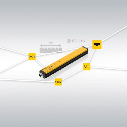 Turcks Li-Q25L vereint die Vorteile des berührungslosen Messprinzips mit den IIoT-Features durch IO-Link. Turcks Li-Q25L vereint die Vorteile des berührungslosen Messprinzips mit den IIoT-Features durch IO-Link.