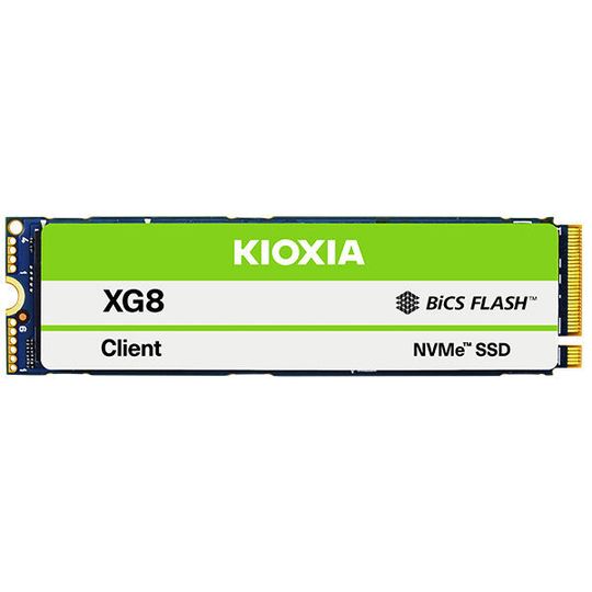 Die kommende XG8-Serie von Kioxia ist für High-End-Clients konzipiert. Die kommende XG8-Serie von Kioxia ist für High-End-Clients konzipiert.