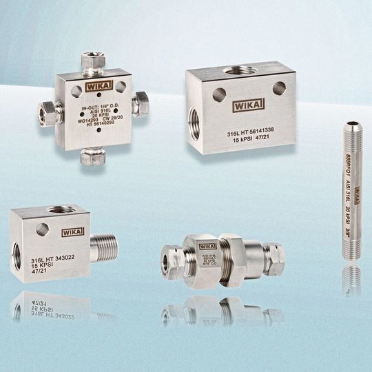 Fittings für Hochdruck-Instrumentierungen Fittings für Hochdruck-Instrumentierungen