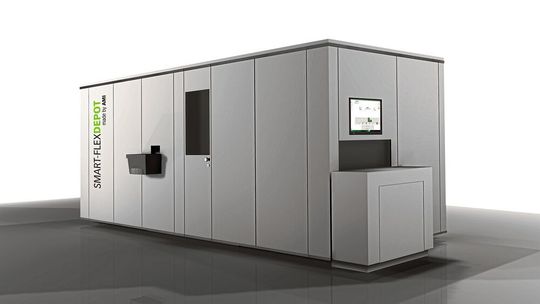 Das Smart Flexdepot von AMI Förder- und Lagertechnik bietet maximale Lagerkapazität bei vergleichsweise geringem Platzbedarf. Das Smart Flexdepot von AMI Förder- und Lagertechnik bietet maximale Lagerkapazität bei vergleichsweise geringem Platzbedarf.