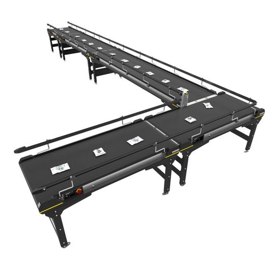 Die Light Conveyor Platform (LCP) ist dafür ausgelegt, kleinere Fördergüter, aber auch Boxen oder Polybags mit einem Gewicht bis zu 50 Kilogramm zu transportieren.