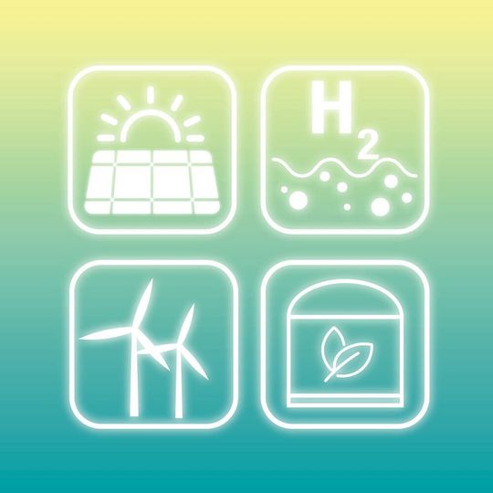 Wasserstoff, der mit Hilfe regenerativer Energien gewonnen wird, lässt sich für verschiedene industrielle Prozesse nutzen. Wasserstoff, der mit Hilfe regenerativer Energien gewonnen wird, lässt sich für verschiedene industrielle Prozesse nutzen.