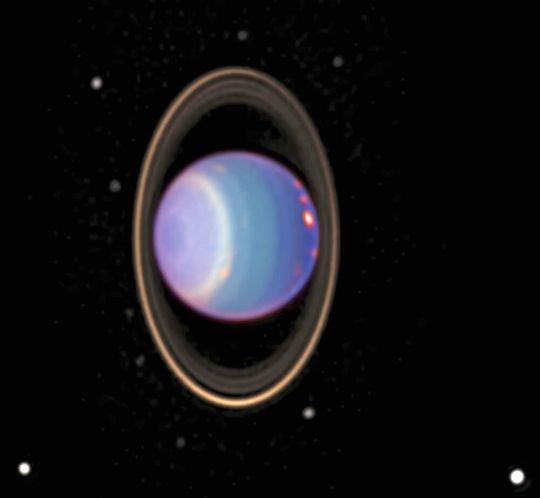 Im Kern des Uranus herrscht mehr als dreimal so großer Druck wie im Erdkern. Solche Extrembedingungen haben nun Forscher auch hier auf der Erde im Experiment realisiert. Im Kern des Uranus herrscht mehr als dreimal so großer Druck wie im Erdkern. Solche Extrembedingungen haben nun Forscher auch hier auf der Erde im Experiment realisiert.