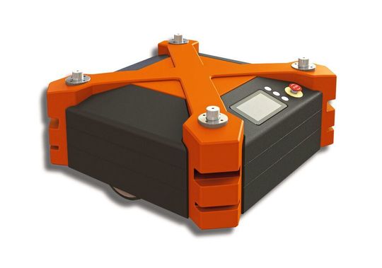 Das AGV X1 von Safelog kommt ohne zentralen Leitstand aus und lässt sich in jeder Lager- und Produktionsumgebung integrieren. Das AGV X1 von Safelog kommt ohne zentralen Leitstand aus und lässt sich in jeder Lager- und Produktionsumgebung integrieren.
