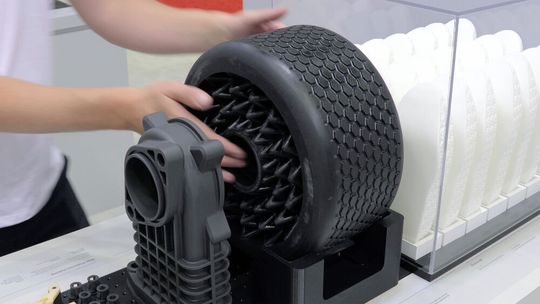 Desktop Metal showcased more than 300 3D printed parts across its metal, polymer, elastomer, ceramic, sand, and upcycled wood material portfolio. Desktop Metal showcased more than 300 3D printed parts across its metal, polymer, elastomer, ceramic, sand, and upcycled wood material portfolio.