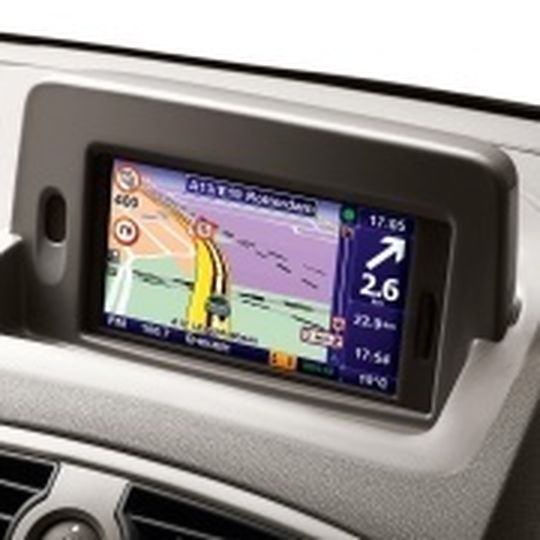 Der Carminat Tomtom im Renault Clio ist das erste integrierte Navigationssystem von Tomtom. Der Carminat Tomtom im Renault Clio ist das erste integrierte Navigationssystem von Tomtom.