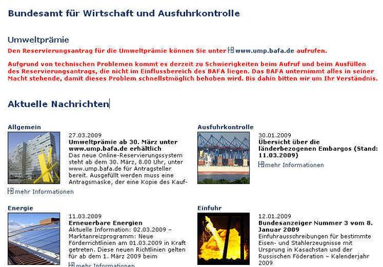 Abwrackprämie offline Abwrackprämie offline