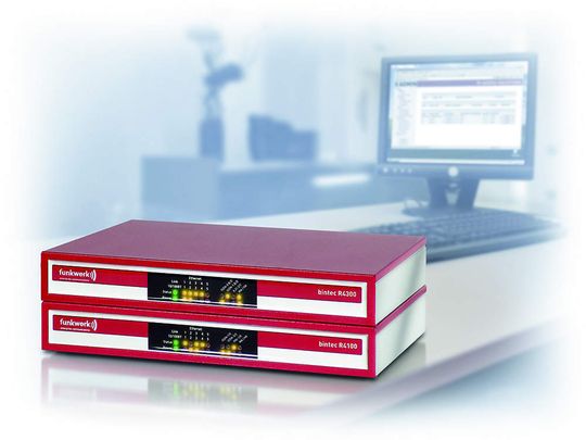Das Bintec-Media-Gateway-4100-VoIP unterstützt Faxe auch in virtueller Umgebung. Das Bintec-Media-Gateway-4100-VoIP unterstützt Faxe auch in virtueller Umgebung.