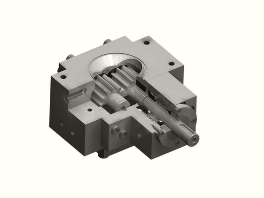 Diese Zahnradpumpe für Zuckerester-Anwendung zeichnet sich durch eine besonders flache Bauweise und eine große Einlauföffnung aus. Maag präsentiert diese neuartige Pumpe erstmal als Prototypen auf der Achema. Die komplette Baureihe wird ab Mitte 2009 zur Verfügung stehen. Diese Zahnradpumpe für Zuckerester-Anwendung zeichnet sich durch eine besonders flache Bauweise und eine große Einlauföffnung aus. Maag präsentiert diese neuartige Pumpe erstmal als Prototypen auf der Achema. Die komplette Baureihe wird ab Mitte 2009 zur Verfügung stehen.
