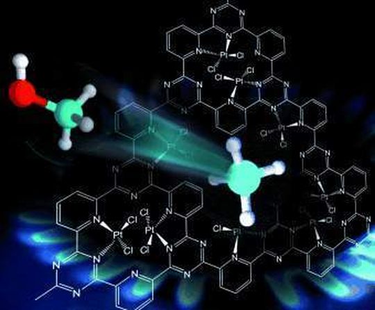 Neuer Katalysator verspricht einen einfachen Weg zum Methanol. Neuer Katalysator verspricht einen einfachen Weg zum Methanol.