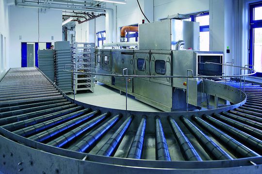 Reinigungsanlage Contino G 400 mit Auslaufband Reinigungsanlage Contino G 400 mit Auslaufband