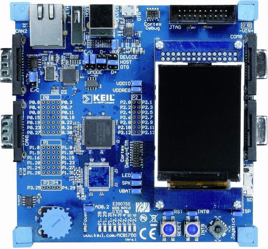 Cortex-M3-Evaluierungsboard von Keil Cortex-M3-Evaluierungsboard von Keil