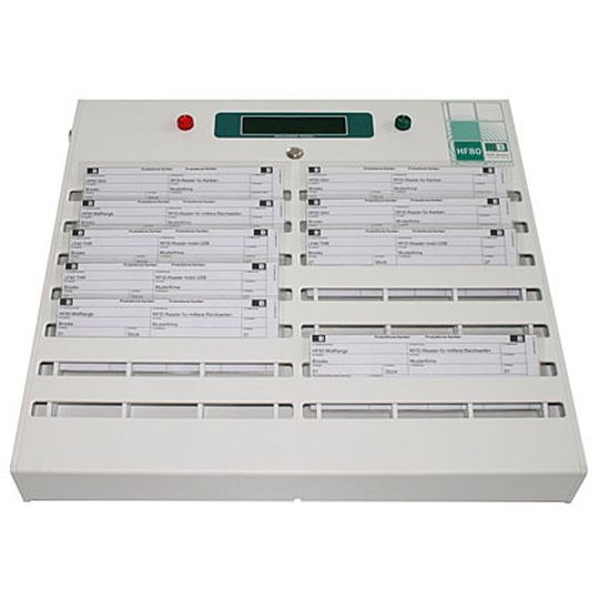 Das RFID-Kanban-Board orientiert sich in Form und Funktion an der klassischen Kanban-Tafel, in die die beschrifteten Karten per Hand eingesteckt werden. Bild: Brooks Automation Das RFID-Kanban-Board orientiert sich in Form und Funktion an der klassischen Kanban-Tafel, in die die beschrifteten Karten per Hand eingesteckt werden. Bild: Brooks Automation