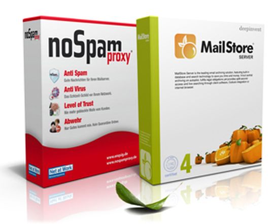 Im Sinne der Revisionssicherheit bietet Deepinvent seine Mailstore-Lösungen künftig in Kombination mit dem NoSpamProxy an. Im Sinne der Revisionssicherheit bietet Deepinvent seine Mailstore-Lösungen künftig in Kombination mit dem NoSpamProxy an.