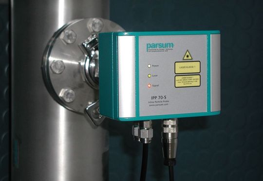 Die Inline-Partikelsonde IPP 70-S lässt sich im laufenden Betrieb einbauen. Die Inline-Partikelsonde IPP 70-S lässt sich im laufenden Betrieb einbauen.