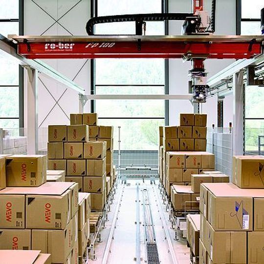 Depalettier-Aufgaben lassen sich einfach und wirkungsvoll automatisieren, wenn die Artikelzahl beispielsweise auf die A-Artikel reduziert wird. Bild: Ro-Ber Depalettier-Aufgaben lassen sich einfach und wirkungsvoll automatisieren, wenn die Artikelzahl beispielsweise auf die A-Artikel reduziert wird. Bild: Ro-Ber