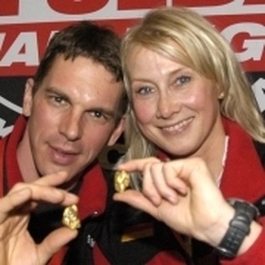 So sehen Sieger aus: Sven Brust und Sabine Fremerey. So sehen Sieger aus: Sven Brust und Sabine Fremerey.