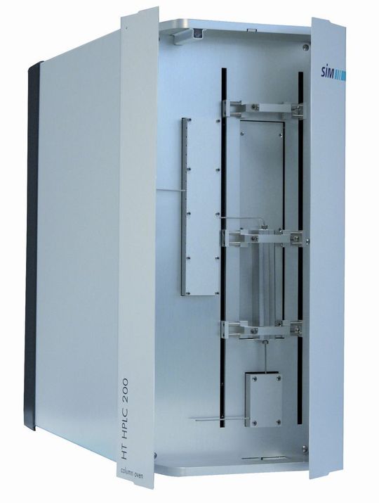 Abb. 1: Ermöglicht die Nutzung der Temperatur als aktiven Parameter in der Flüssigchromatographie: Der HT-HPLC-200-Säulenofen von SIM. Abb. 1: Ermöglicht die Nutzung der Temperatur als aktiven Parameter in der Flüssigchromatographie: Der HT-HPLC-200-Säulenofen von SIM.